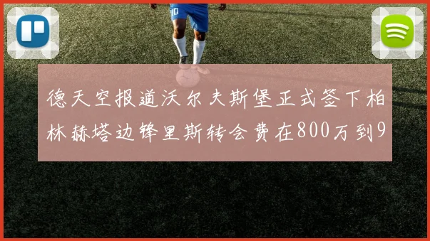 德天空报道沃尔夫斯堡正式签下柏林赫塔边锋里斯转会费在800万到900万欧之间