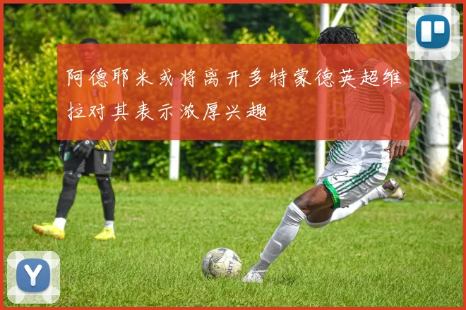 阿德耶米或将离开多特蒙德英超维拉对其表示浓厚兴趣